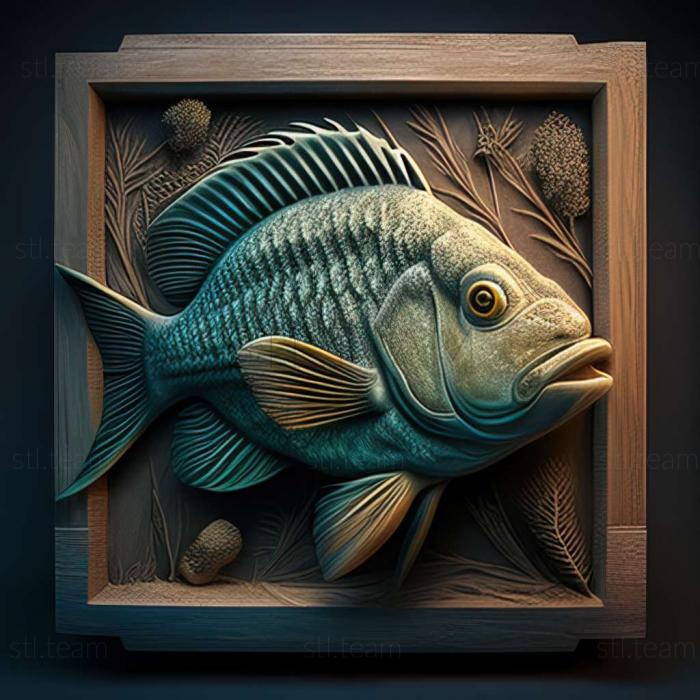 3D model Nimbochromis (STL)